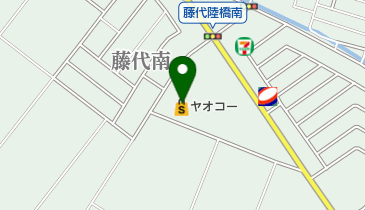 ヤオコー 藤代店の地図画像