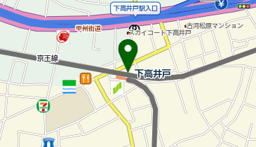 高匠 下高井戸駅ナカ店の地図画像