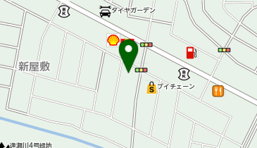 中華そば 我成の地図画像