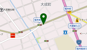 からあげ酒場鶏笑 大宮桜木町店の地図画像