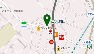 から揚げの天才 大倉山店の地図画像