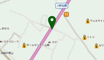 ネクステージ 石岡店の地図画像