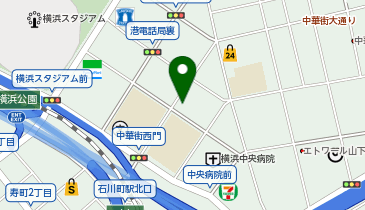 横浜コミュニティサイクル baybike(ベイバイク)の地図画像