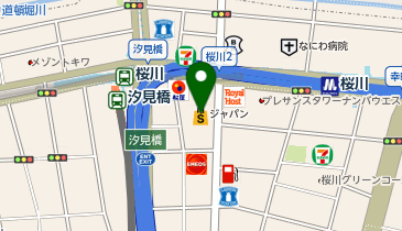 食品館アプロ 桜川店の地図画像