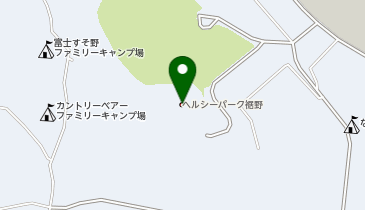 裾野温泉 ヘルシーパーク裾野の地図画像