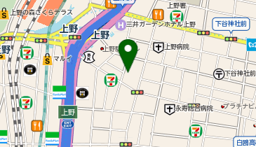 CREBIQ(クレビック)上野店の地図画像