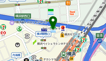 モバイアス 横浜店の地図画像