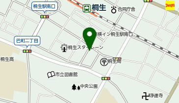 リラクゼーション木龍の地図画像