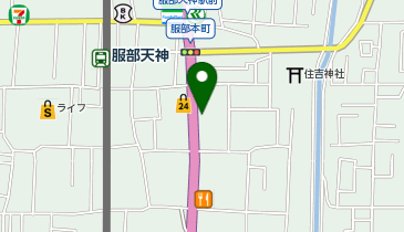 豊中吹田美容整体リジョイスの地図画像