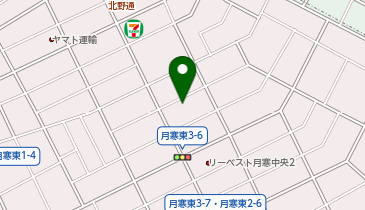 おそうじ本舗 札幌月寒中央店の地図画像