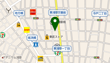 おそうじ本舗 東浅草店の地図画像