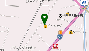 The Big(ザ・ビッグ) 信濃大町店の地図画像