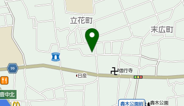 おそうじ本舗 服部緑地店の地図画像