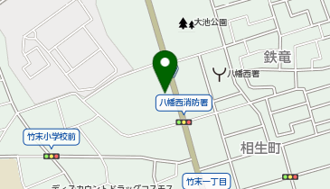 おそうじ本舗 八幡相生店の地図画像