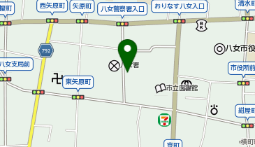 おそうじ本舗 八女店の地図画像