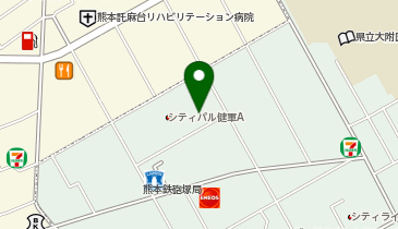 おそうじ本舗 水前寺駅前店の地図画像