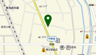 しまかぜ食堂 一宮店の地図画像