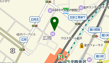 SHOGUN BURGER(ショーグン バーガー) クロスゲート金沢店の地図画像