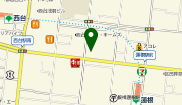 餃子の雪松 板橋店の地図画像