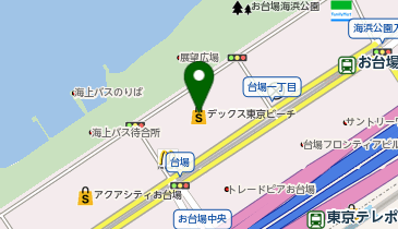 中華そば 天天有 デックス東京ビーチ店の地図画像