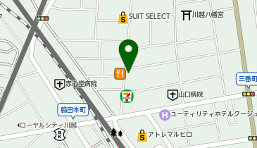 楽天モバイル 川越クレアモール店の地図画像