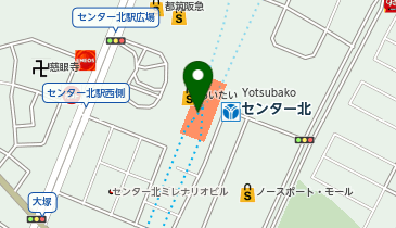 ITS' DEMO(イッツデモ) 横浜市営地下鉄センター北駅店の地図画像