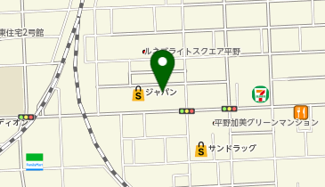 イセヅドライ 万代加美店の地図画像