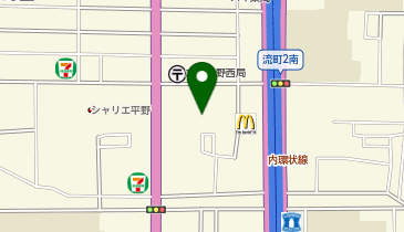 イセヅドライ 万代喜連西店の地図画像