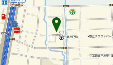 イセヅドライ 万代長吉店の地図画像