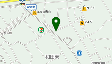 イセヅドライ 深阪店の地図画像