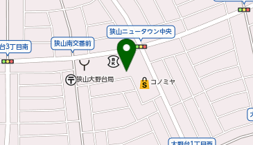 イセヅドライ コノミヤ狭山店の地図画像