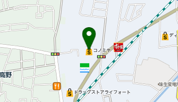 イセヅドライ コノミヤ別府店の地図画像