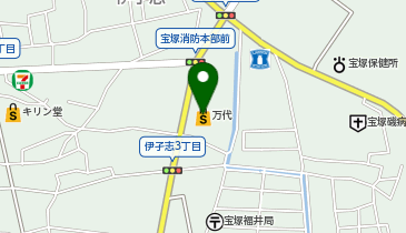 イセヅドライ 万代逆瀬川店の地図画像