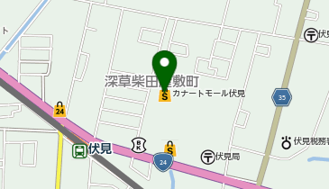 イセヅドライ デイリーカナート伏見店の地図画像