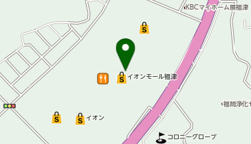 岩田屋サロン イオンモール福津店の地図画像