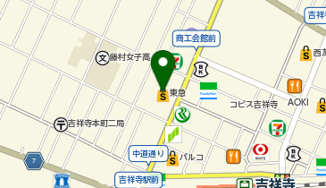 湯葉と豆腐のお店 梅の花 東急百貨店吉祥寺店の地図画像