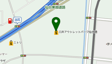 Hunter(ハンター) 三井アウトレットパーク仙台港店の地図画像
