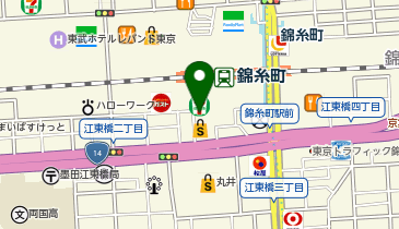 星乃珈琲店 錦糸町駅前店の地図画像