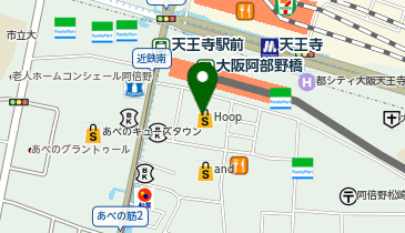 星乃珈琲店 あべのHoop店の地図画像