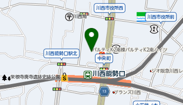 星乃珈琲店 モザイクボックス川西店の地図画像