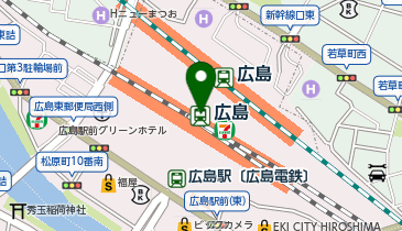 星乃珈琲店 エキエ広島店の地図画像