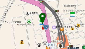 TORAIZ(トライズ) 梅田センターの地図画像