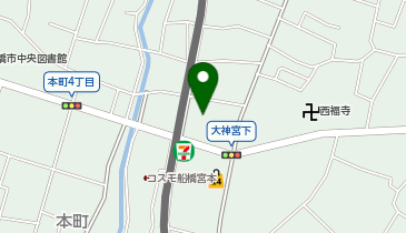 餃子の雪松 船橋店の地図画像