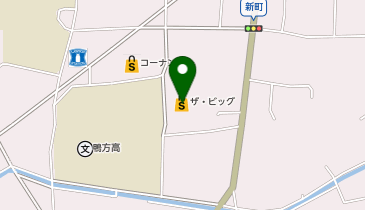 ザ・ビッグ 鴨方店の地図画像