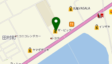 ザ・ビッグ 丸亀城南店の地図画像