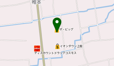 ザ・ビッグ 上板店の地図画像