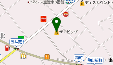 The Big(ザ・ビッグ) 福岡空港東店の地図画像