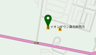 AEON TOWN桑名新西方(イオンタウン桑名新西方)の地図画像