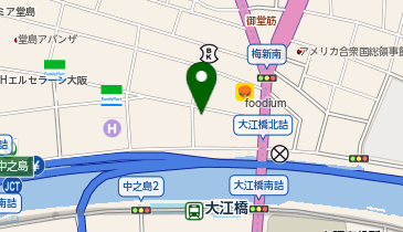 北新地 丸鶏屋の地図画像