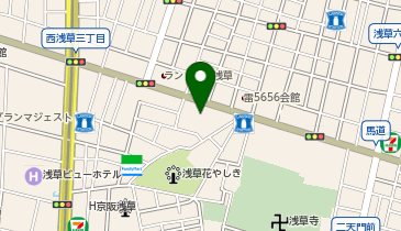 ELOISE's Cafe(エロイーズ カフェ) 浅草店の地図画像